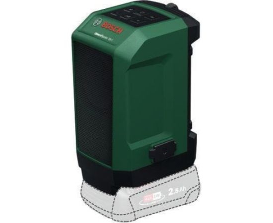 Bluetooth® skaļrunis Bosch UniversalSpeaker 18V-1; 11 W; (bez akumulatora un lādētāja) Celtniecības Lukturi un radio
