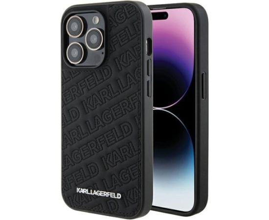 Karl Lagerfeld KLHCP15XPQKPMK Aizmugurējais Apvalks Priekš Apple iPhone 15 Pro Max Neoriģinālie Maciņi