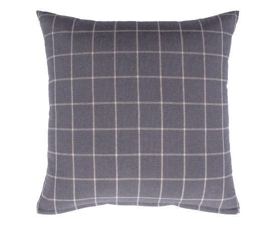 Spilvens LINEN 45x45cm, pelēks kvadrāts Jaunumi -Dārzam