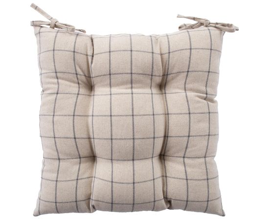 Cushion for chair LINEN 40x40cm, linen square Новинки Для дома и сада 
