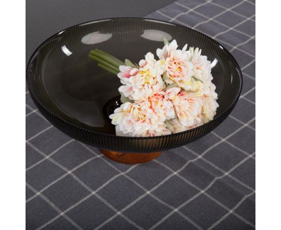 Galdautiņš LINEN 43x170cm, pelēks kvadrāts Jaunumi -Dārzam