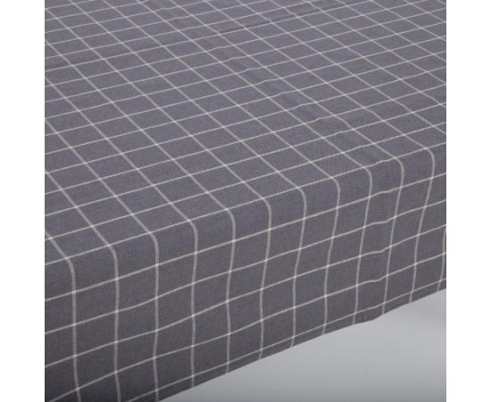 Table mat LINEN 136x220cm, gray square Новинки Для дома и сада 