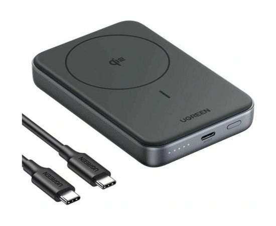 Ugreen   Ugreen PB761 10000mAh Qi2, 30W, Magsafe + USB-C Cable Black Power-банки