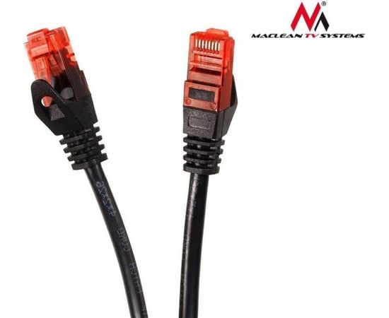 Maclean MCTV-740 Patchcord UTP cat6 Cable plug-plug 1m black