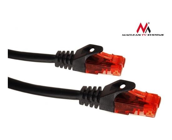 Maclean MCTV-740 Patchcord UTP cat6 Cable plug-plug 1m black