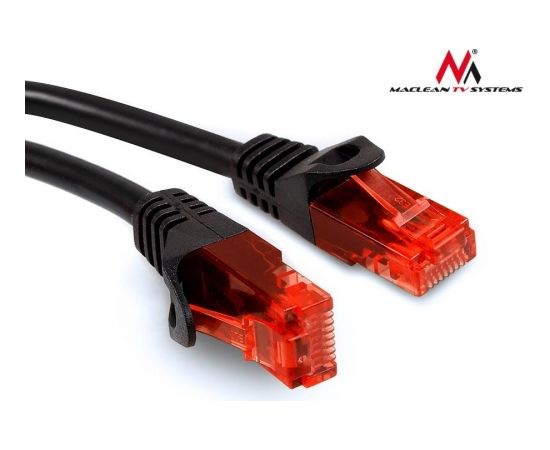 Maclean MCTV-739 Patchcord UTP cat6 Cable plug-plug 15m black