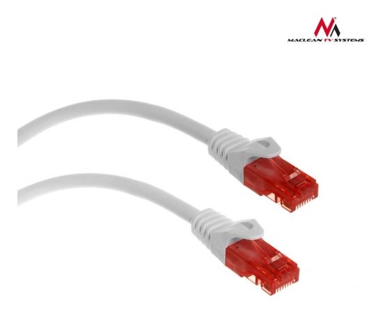 Maclean MCTV-303W Patchcord UTP cat6 Cable plug-plug 3m white