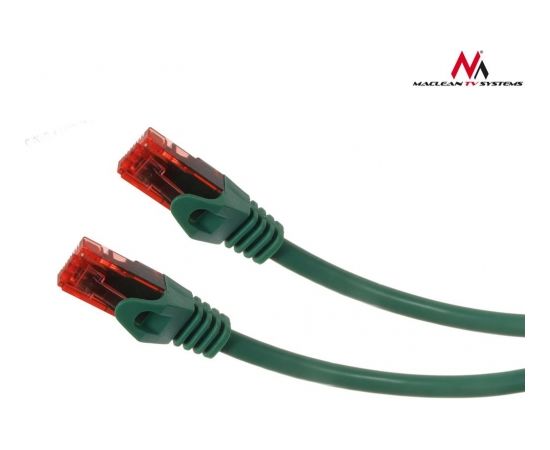 Maclean MCTV-302G Patchcord UTP cat6 Cable plug-plug 2m green