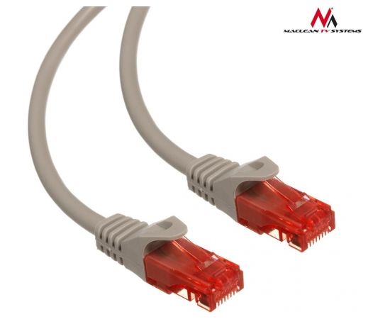 Maclean MCTV-303S Patchcord UTP cat6 Cable plug-plug 3m silver
