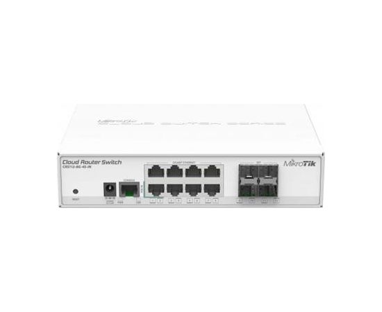 MikroTik Switch CRS112-8G-4S-IN Managed, Desktop, 1 Gbps (RJ-45) ports quantity 8, SFP ports quantity 4