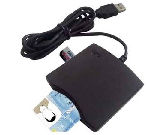 Transcend DCR0003 USB PC SC SMART CARD READER N68 ID un SIM kartes lasītājs