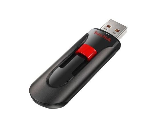 Sandisk Flash Drive Cruzer Glide 64 GB,  USB 2.0, Black