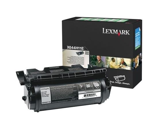 Lexmark X644H11E Cartridge, Black, 21000 pages