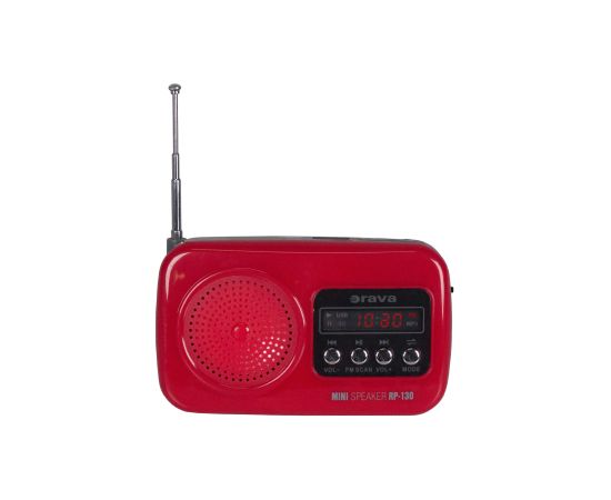 RP-130 R Portable radio with USB/SD/micro SD Orava Radio, Radio pulksteņi