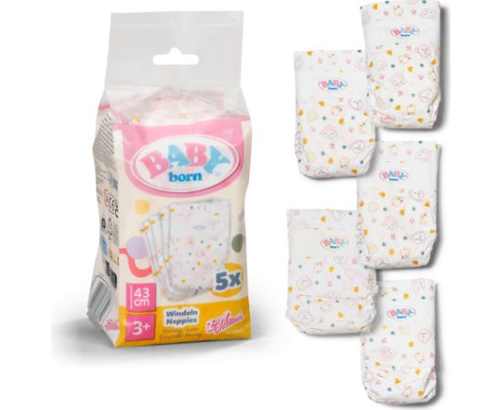 BABY BORN Подгузники (5 шт/уп.) Куклы и аксессуары
