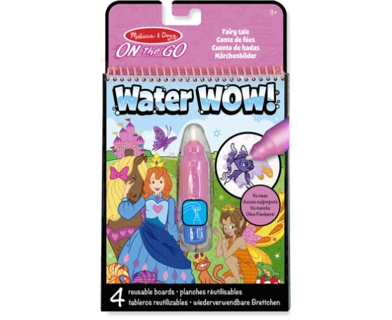MELISSA & DOUG Water Wow!Ūdens krāsojamā grāmata - Pasaka Radošās rotaļlietas