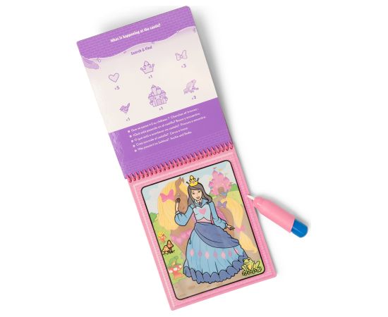 MELISSA & DOUG Water Wow!Ūdens krāsojamā grāmata - Pasaka Radošās rotaļlietas