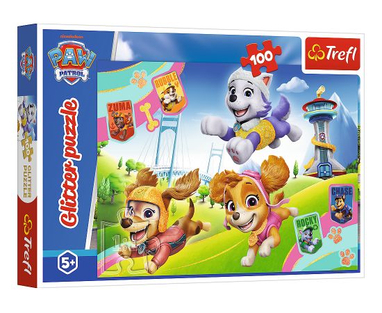 TREFL PAW PATROL Пазл с блестками Paw Patrol, 100 шт. Пазлы