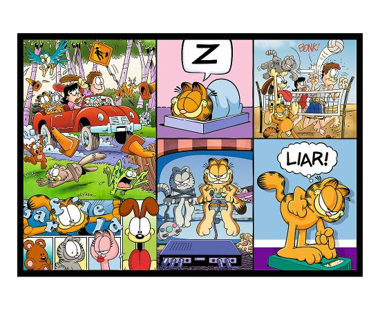 TREFL GARFIELD Pužļu komplekts Gārfīlds, 4x250 gab. Puzles