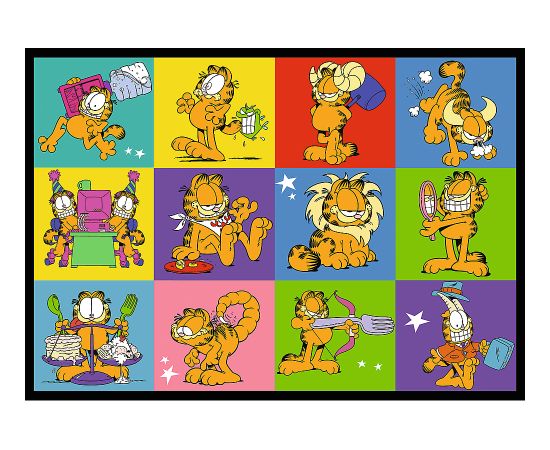 TREFL GARFIELD Pužļu komplekts Gārfīlds, 4x250 gab. Puzles