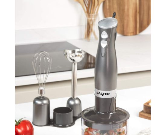 Salter EK2827GUNMETALFVDE  Cosmos 3 in 1  Blender Set Blenderi un Chopperi