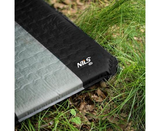 Pašpiepūšamais paklājiņš NC4340  SELF-INFLATING MAT GRAY-BLACK NILS CAMP гамаки