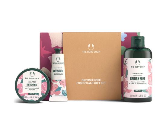 The Body Shop G3 Small British Rose Giftset 140 ml Smaržas - NESAKĀRTOTS