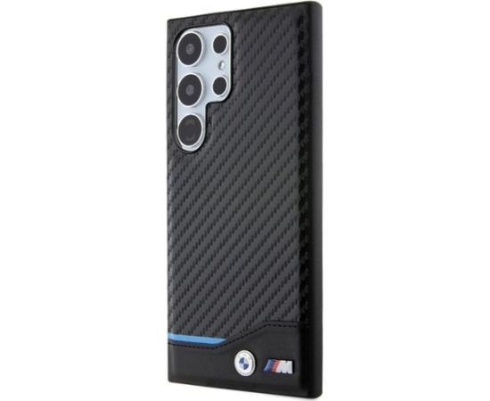 BMW BMHCS24L22NBCK Aizmugurējais Apvalks priekš Samsung Galaxy S24 Ultra Neoriģinālie Maciņi