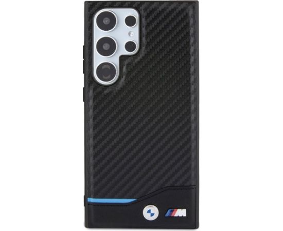 BMW BMHCS24L22NBCK Aizmugurējais Apvalks priekš Samsung Galaxy S24 Ultra Neoriģinālie Maciņi