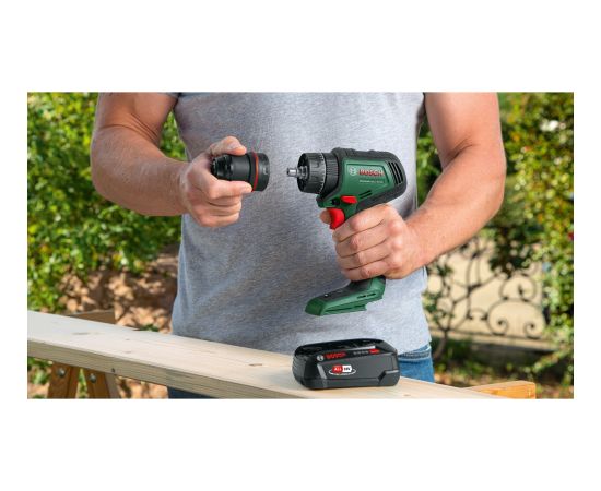Bosch Powertools cordless combi drill driver AdvancedImpact 18V-80 QuickSnap (green, 2x Li-ion battery 2.5Ah, case, POWER FOR ALL ALLIANCE) Новинки Для дома и сада 