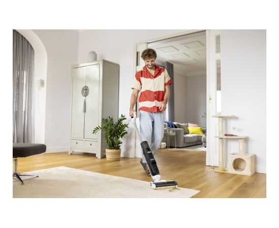 Mop elektryczny z funkcją odkurzania KARCHER FCV 3 Extra+ - 1.056-126.0 Telpu uzkopšana