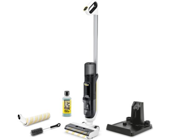 Mop elektryczny z funkcją odkurzania KARCHER FCV 3 Extra+ - 1.056-126.0 Telpu uzkopšana