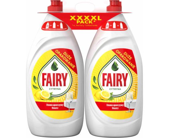 FAIRY Lemon trauku mazgāšanas līdzeklis, komplekts, 2x1350ml - 80803883 Tīrīšanas un Ķīmiskie līdzekļi
