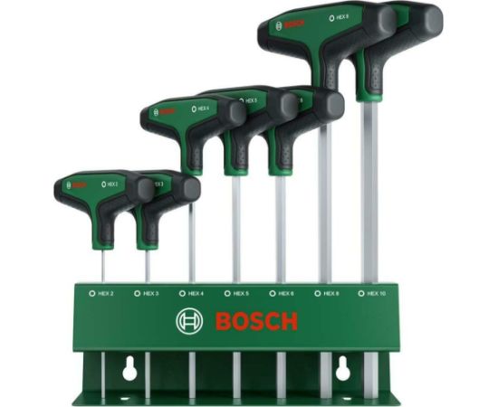 Skrūvgriežu komplekts Bosch 1600A039J1; Hex; 7 gab.; +  turētājs Skrūvgrieži