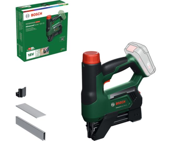 Akumulatora skavotājs Bosch AdvancedTacker 18V-25; 18 V (bez akumulatora un lādētāja) Skavotāji, naglotāji, kniedētāji
