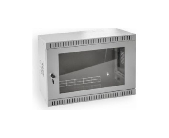 3/6U 19" ST PELĒKS Metāla skapis ar stikla durvīm 540x400x180 Serveru komponentes