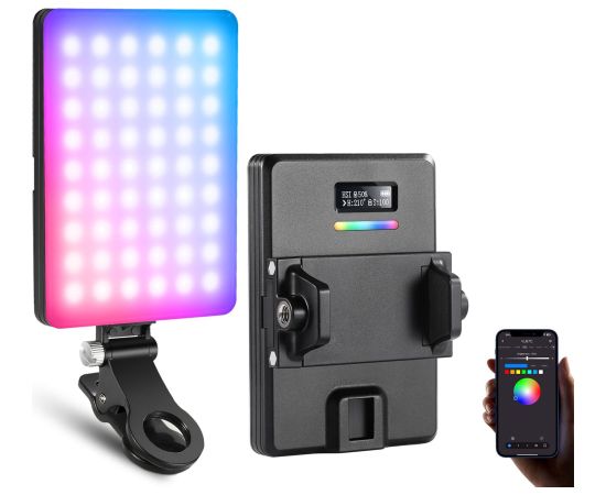 Neewer selfie light VL67C RGB LED 5W Вспышки