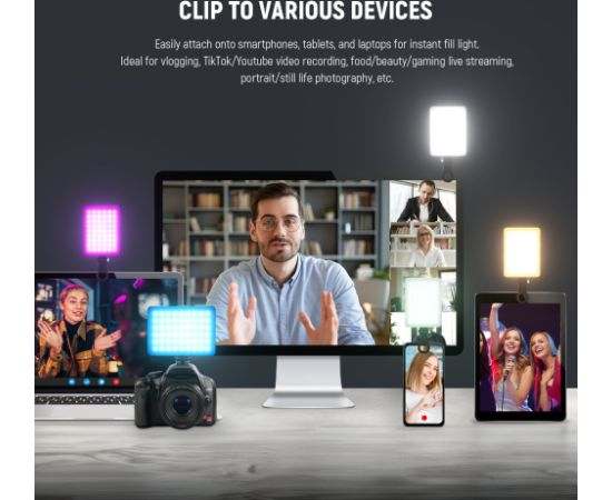 Neewer selfie light VL67C RGB LED 5W Вспышки