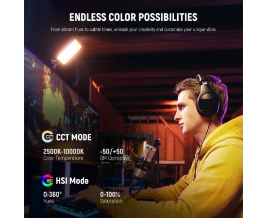 Neewer selfie light VL67C RGB LED 5W Вспышки