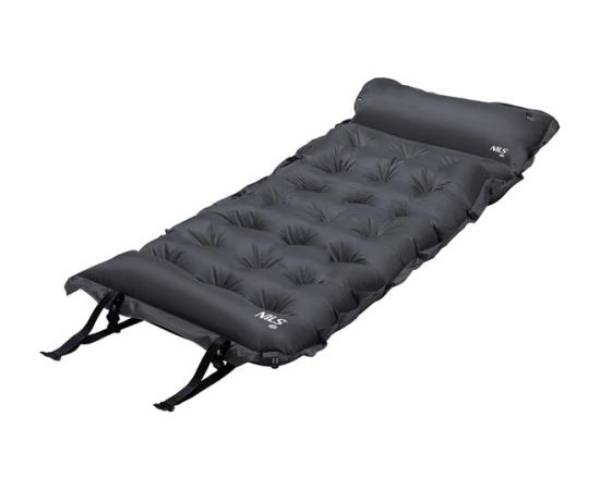 Pašpiepūšošais paklājiņš NC4018 SELF-INFLATING MAT DARK GREY NILS CAMP Šūpuļtīkli