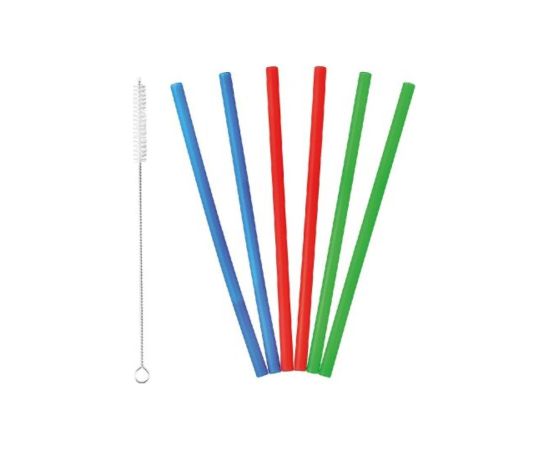 SALMIŅU KOMPL.6GAB., 20CM, AR TĪRĪŠANAS BIRSTĪTI, SILIKONS, Lurch Bāra piederumi