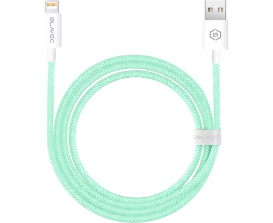 OEM Blavec Кабель Candy в оплетке -|USB to Lightning | 2.4 A | 2 m |Apple CarPlay (CCA-UL24GN20) зеленый Дата USB-кабели