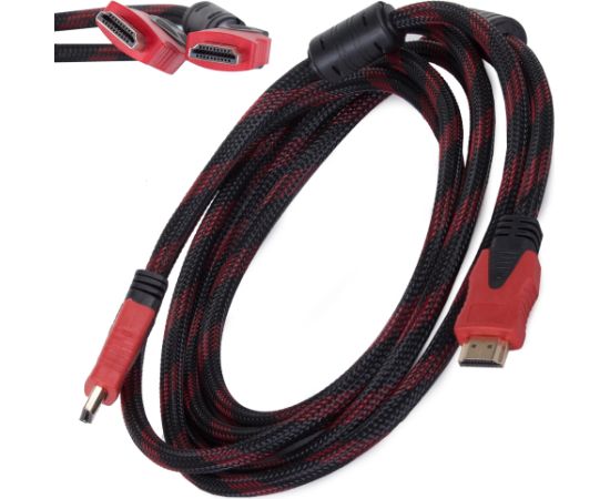 Fusion HDMI kabelis v2.0 | 4K | 3m sarkans HDMI vadi