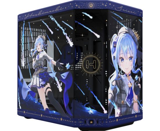 HYTE Y70 Hoshimachi Suisei, Tower Case Blue, Tempered Glass Корпуса