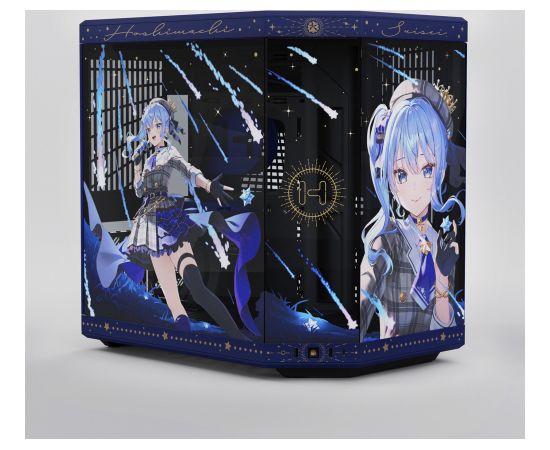HYTE Y70 Hoshimachi Suisei, Tower Case Blue, Tempered Glass Корпуса