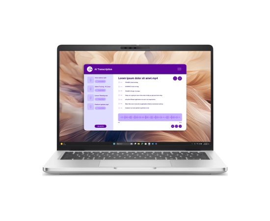 Dell Pro 14 Plus PB14250 14 " FHD+ Anti-glare Intel Core Ultra 7 268V 32 GB LPDDR5x Solid-state drive capacity 512 GB Intel Arc Graphics Windows 11 Pro 802.11be Bluetooth version 5.4 Keyboard language English Keyboard backlit Warranty 36 month(s) Battery  Portatīvie datori