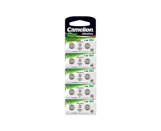 Camelion AG4/LR66/LR626/377 Alkaline Buttoncell 10 pc(s) Baterijas un akumulatori