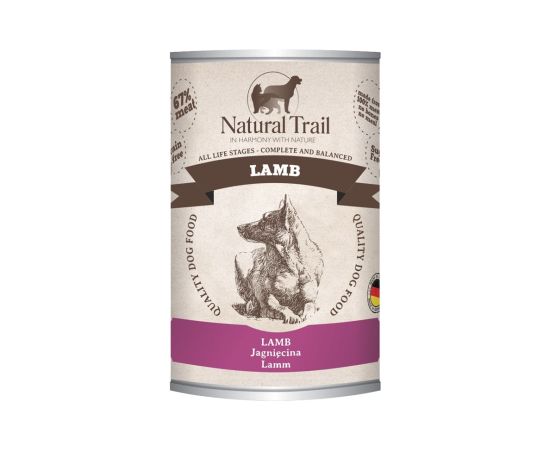 NATURAL TRAIL Lamb - wet dog food - 400g Suņu barība