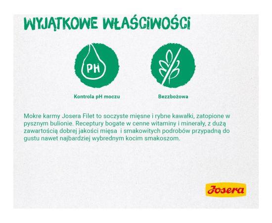 JOSERA Fillet chicken with duck - wet cat food - 70 g Kaķu konservi