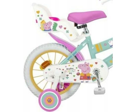 Children's bicycle Toimsa 12” Swinka Peppa green Детские велосипеды